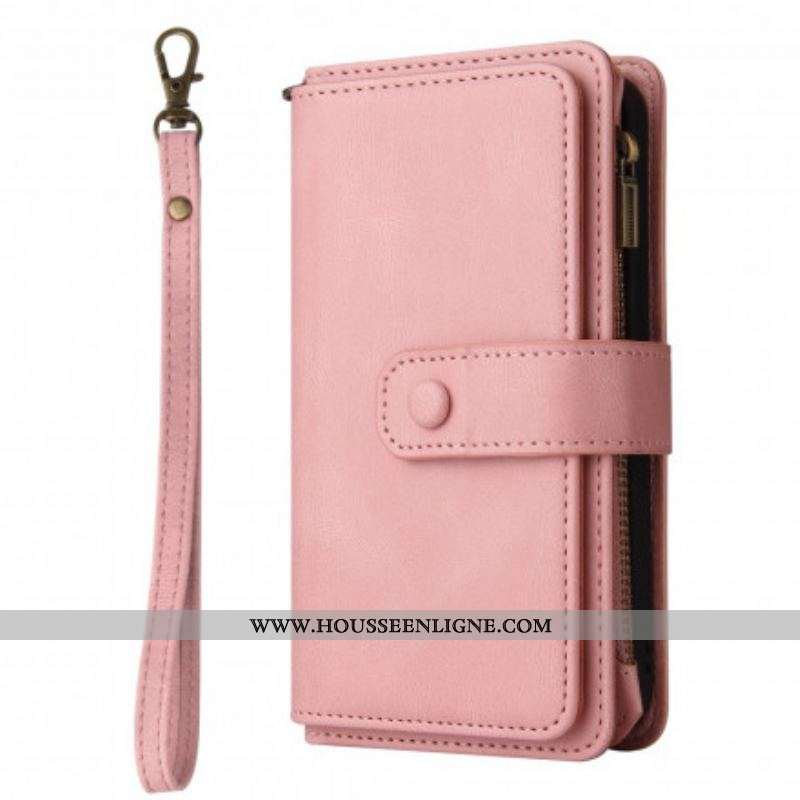 Housse Oppo A54 5G / A74 5G Multi-fonctions 10 Porte-Cartes