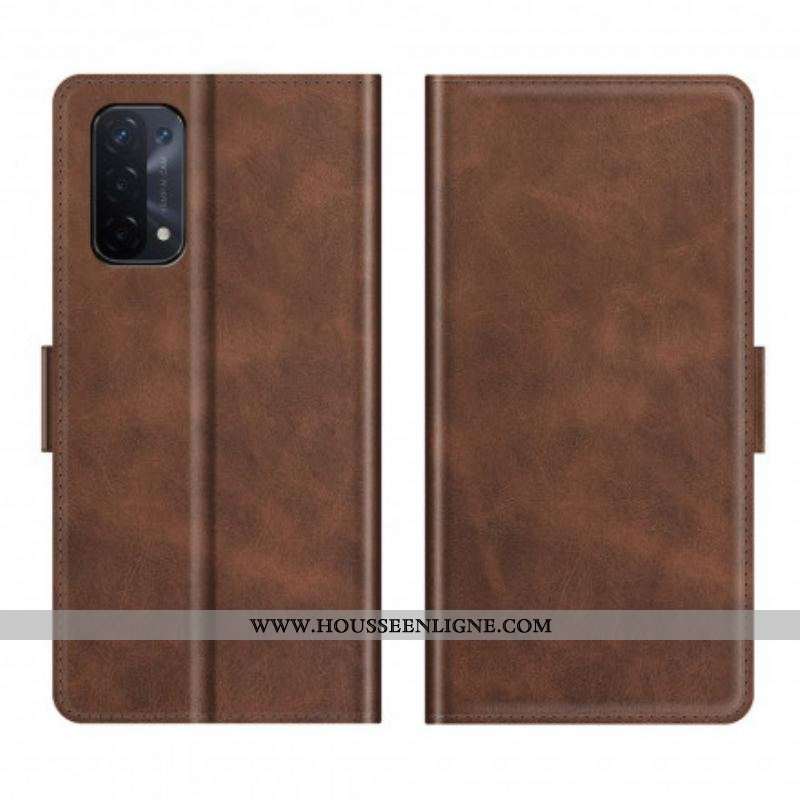 Housse Oppo A54 5G / A74 5G Rabat Double