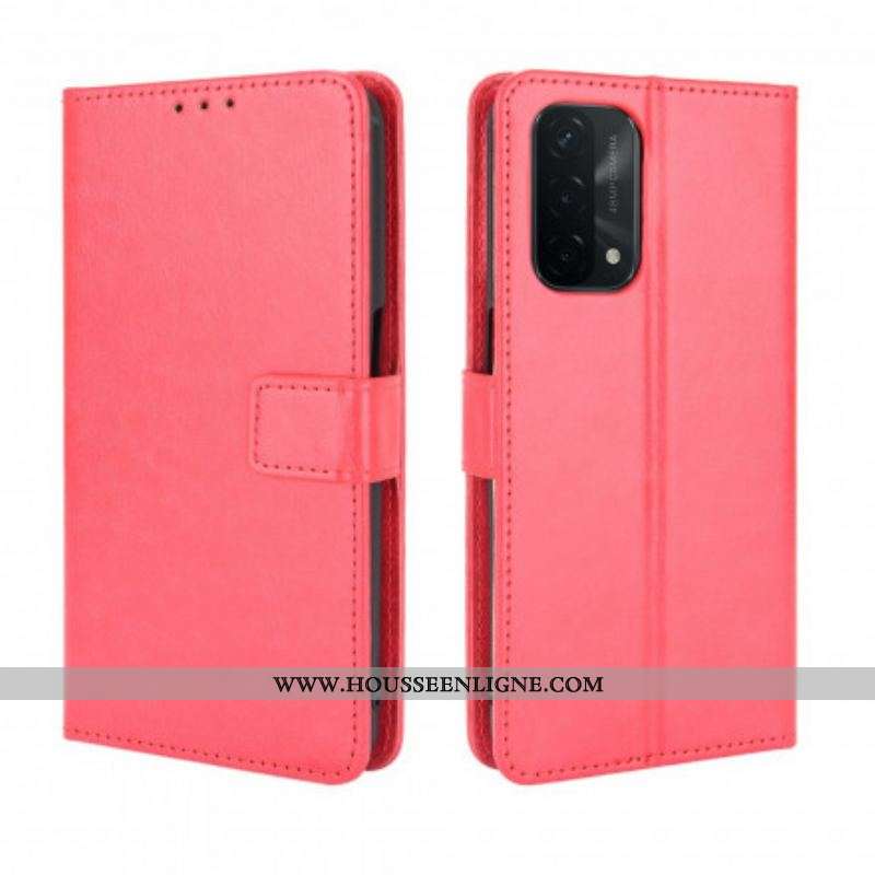 Housse Oppo A54 5G / A74 5G Simili Cuir Flashy