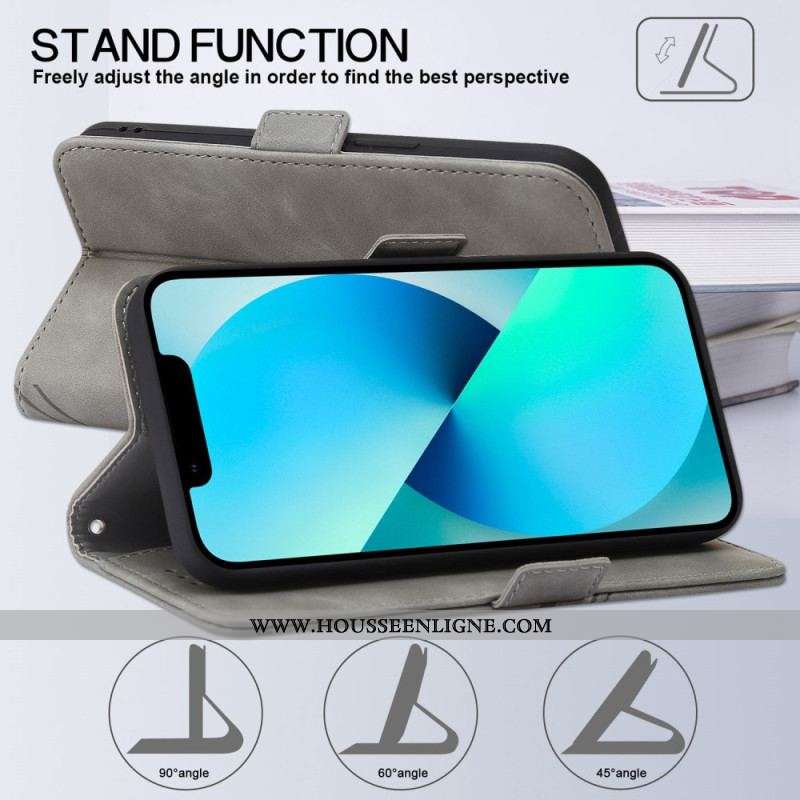 Housse Oppo A54 5G / A74 5G Simili Cuir RFID
