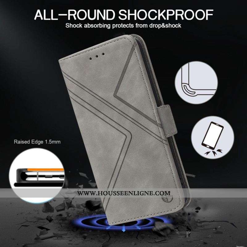 Housse Oppo A54 5G / A74 5G Simili Cuir RFID