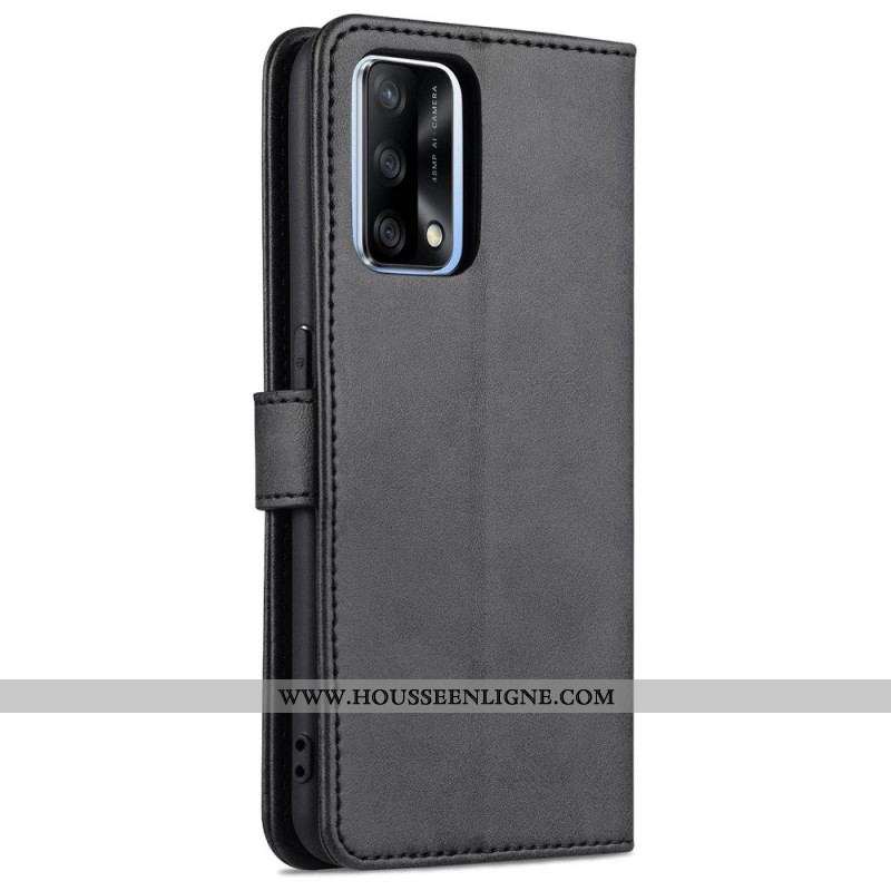 Housse Oppo A74 4G AZNS Effet Cuir