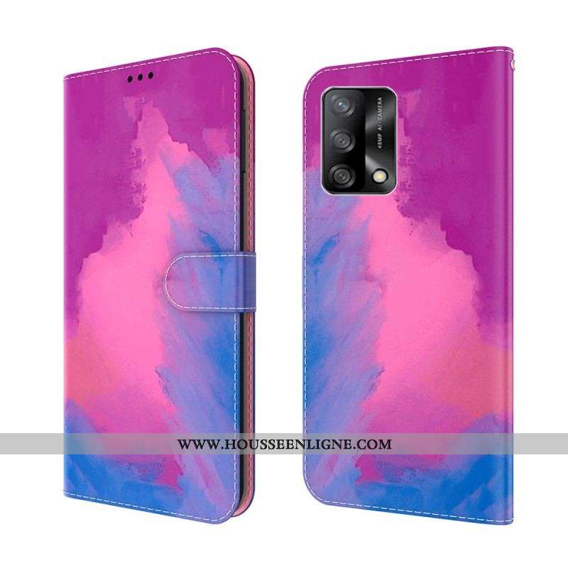 Housse Oppo A74 4G Aquarelle
