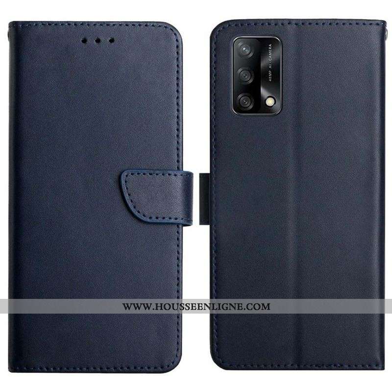 Housse Oppo A74 4G Cuir Nappa Véritable