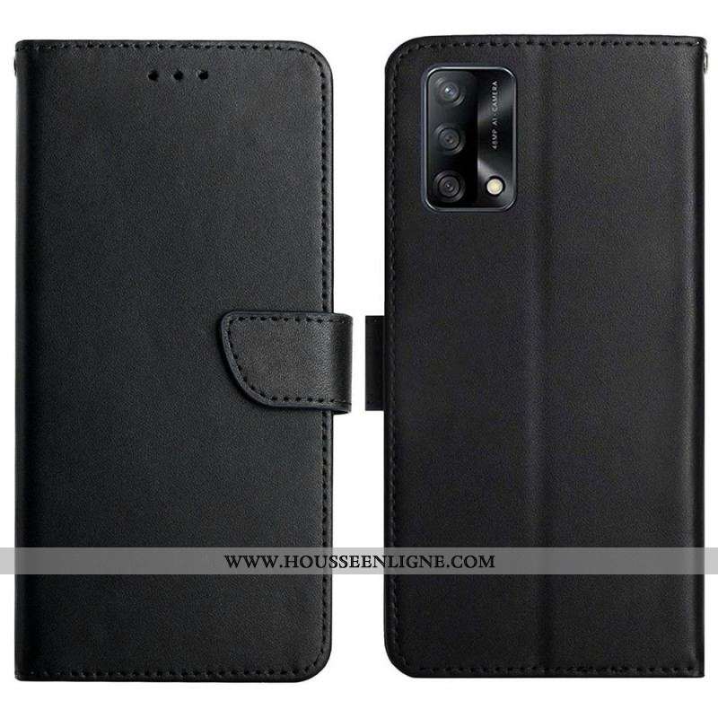 Housse Oppo A74 4G Cuir Nappa Véritable