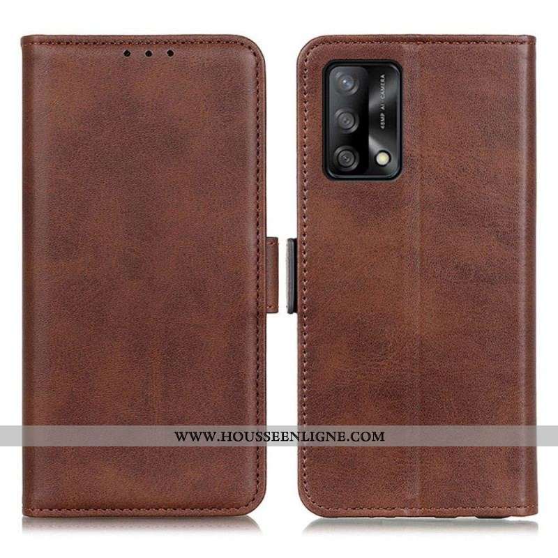 Housse Oppo A74 4G Rabat Double