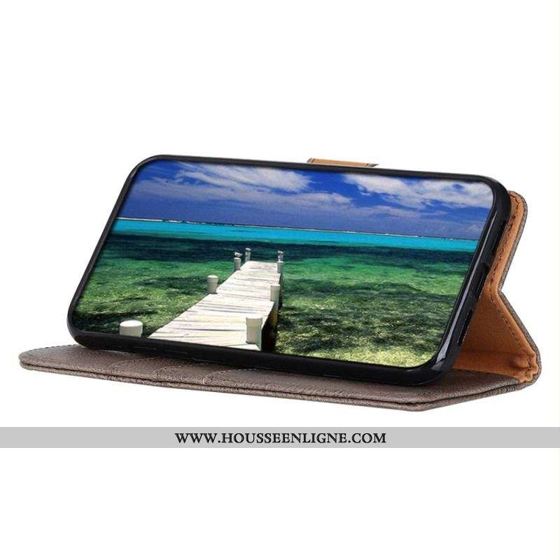 Housse Oppo A74 4G Simili Cuir KHAZNEH