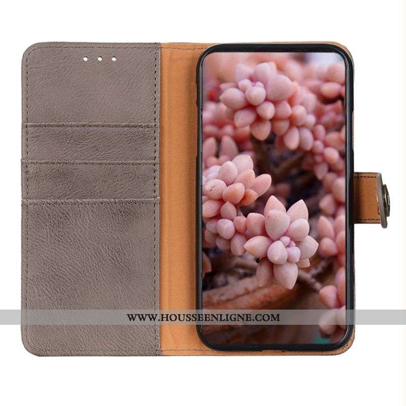 Housse Oppo A74 4G Simili Cuir KHAZNEH