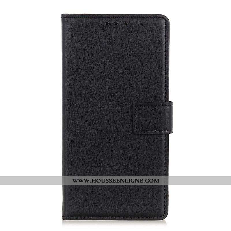 Housse Oppo A74 4G Simili Cuir Simple