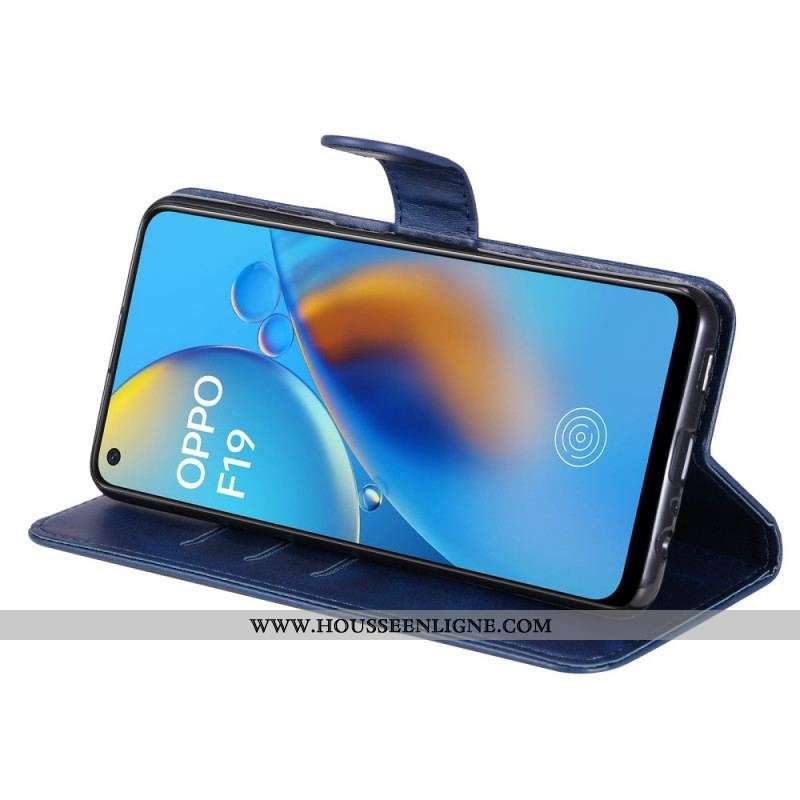 Housse Oppo A74 4G Vintage Porte-Monnaie