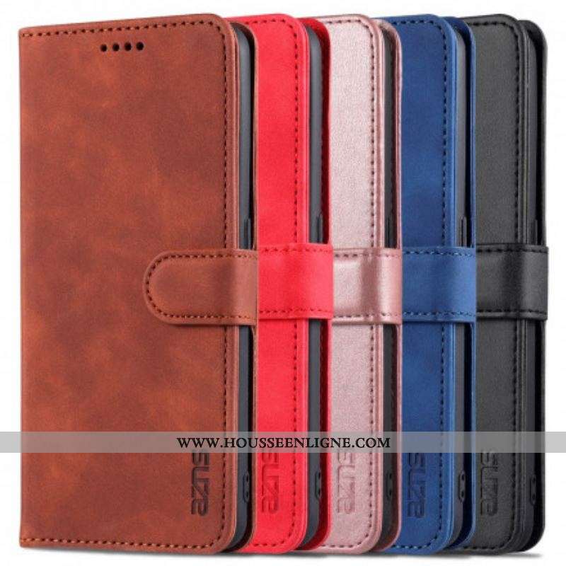 Housse Oppo A94 5G AZNS Effet Cuir