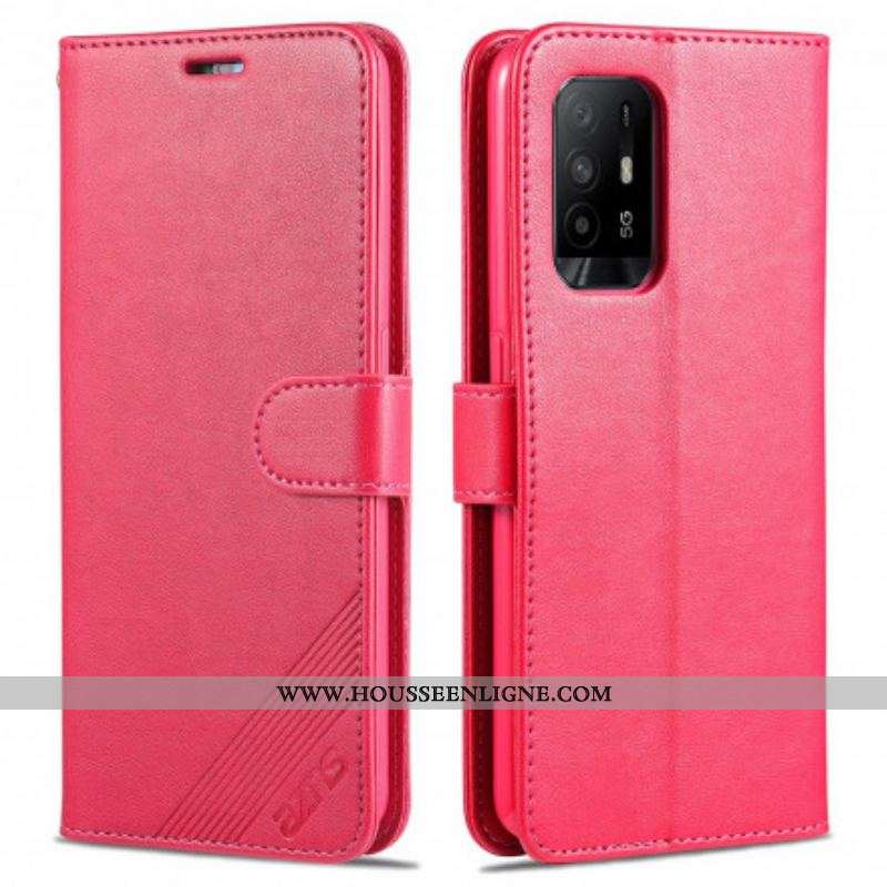 Housse Oppo A94 5G AZNS Simili Cuir