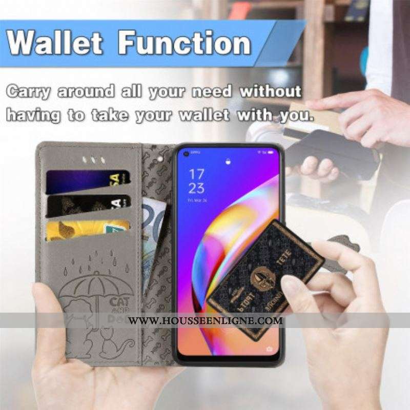 Housse Oppo A94 5G Animaux Animés