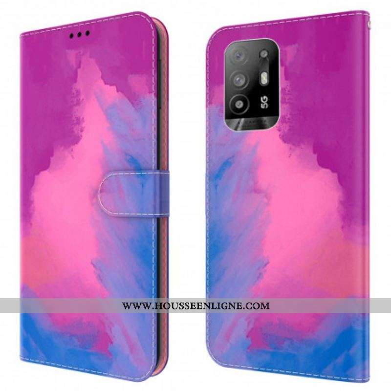 Housse Oppo A94 5G Aquarelle