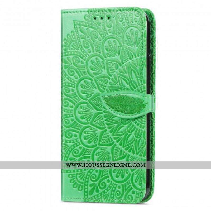 Housse Oppo A94 5G Feuilles Tribales