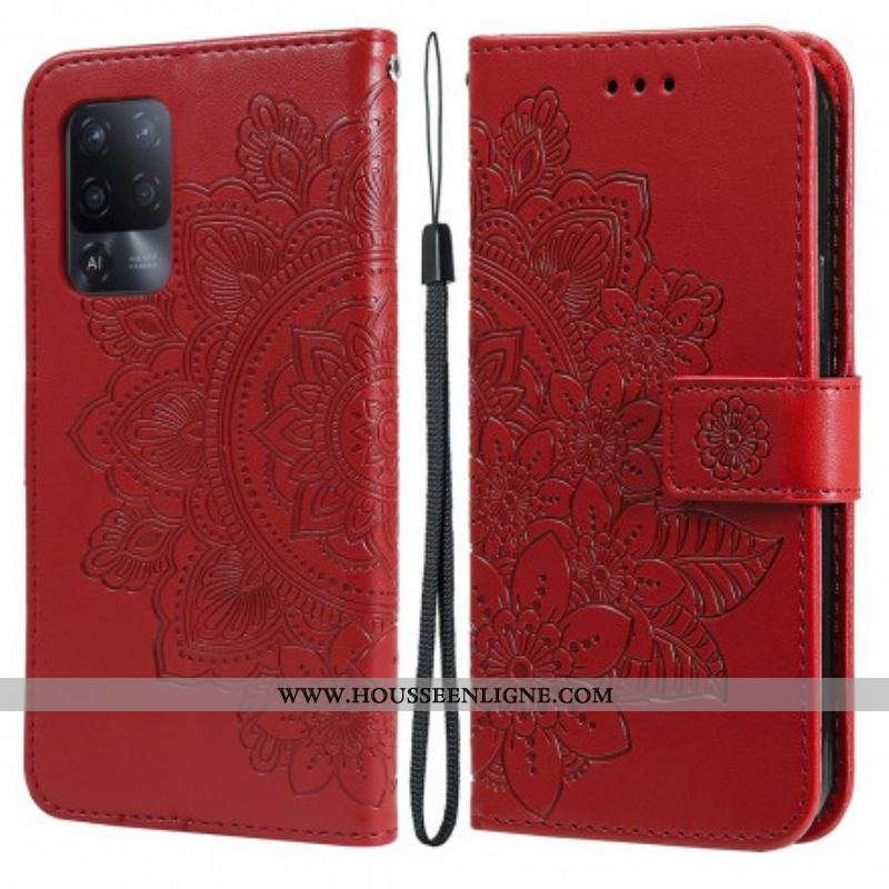 Housse Oppo A94 5G Mandala en Fleurs