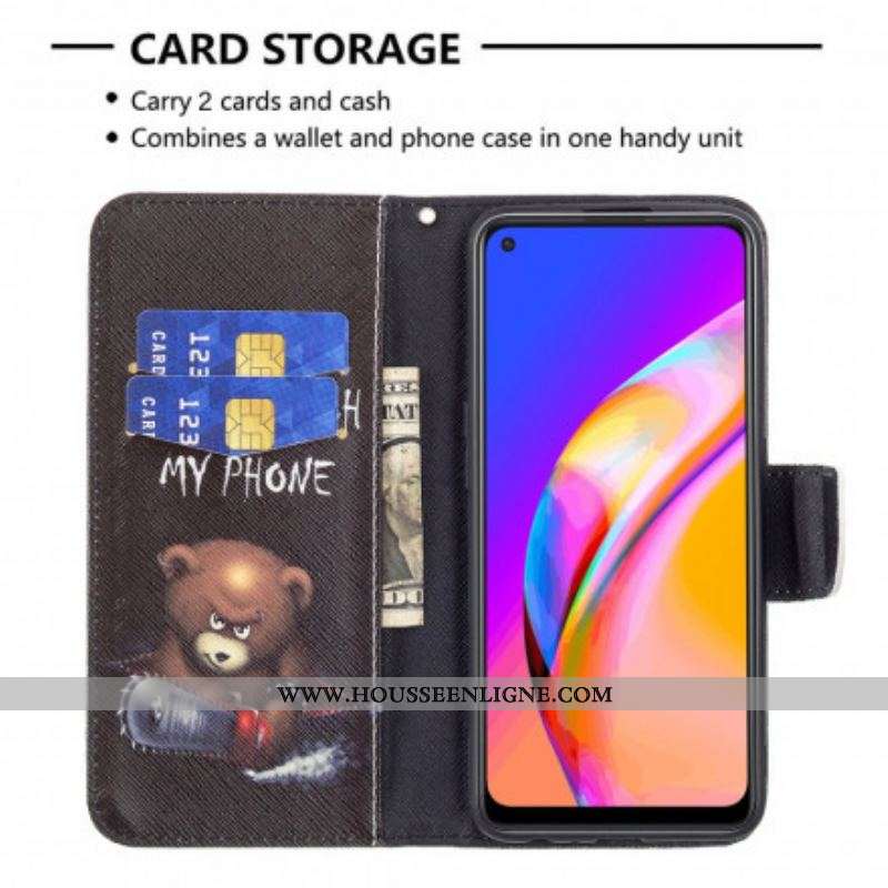 Housse Oppo A94 5G Ours Dangereux