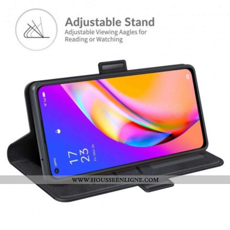 Housse Oppo A94 5G Rabat Double