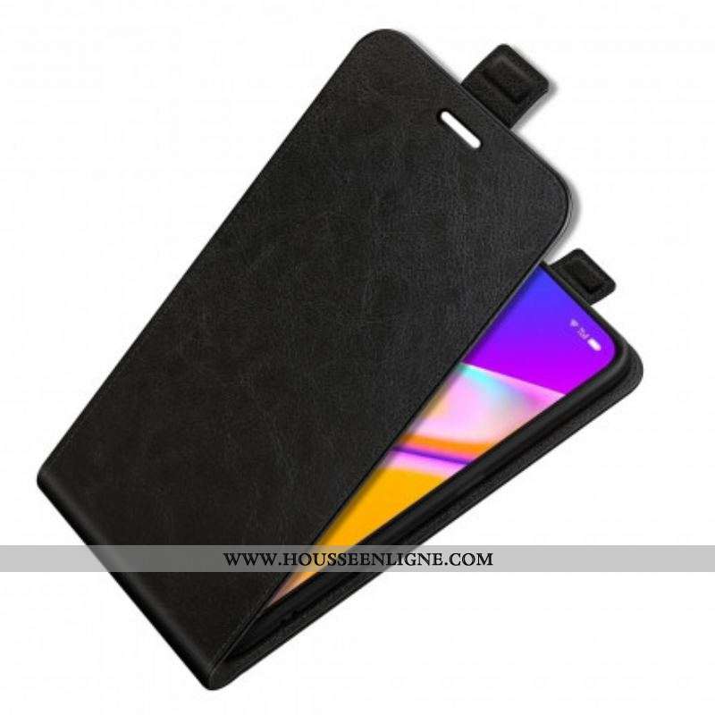 Housse Oppo A94 5G Rabat Vertical Effet Cuir