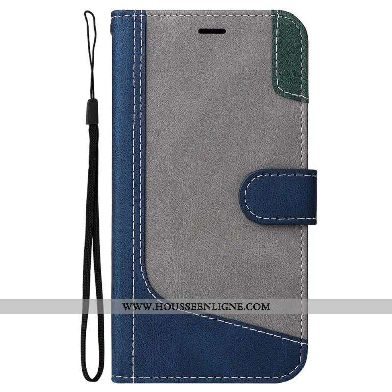 Housse Oppo A94 5G Tricolore avec Lanière