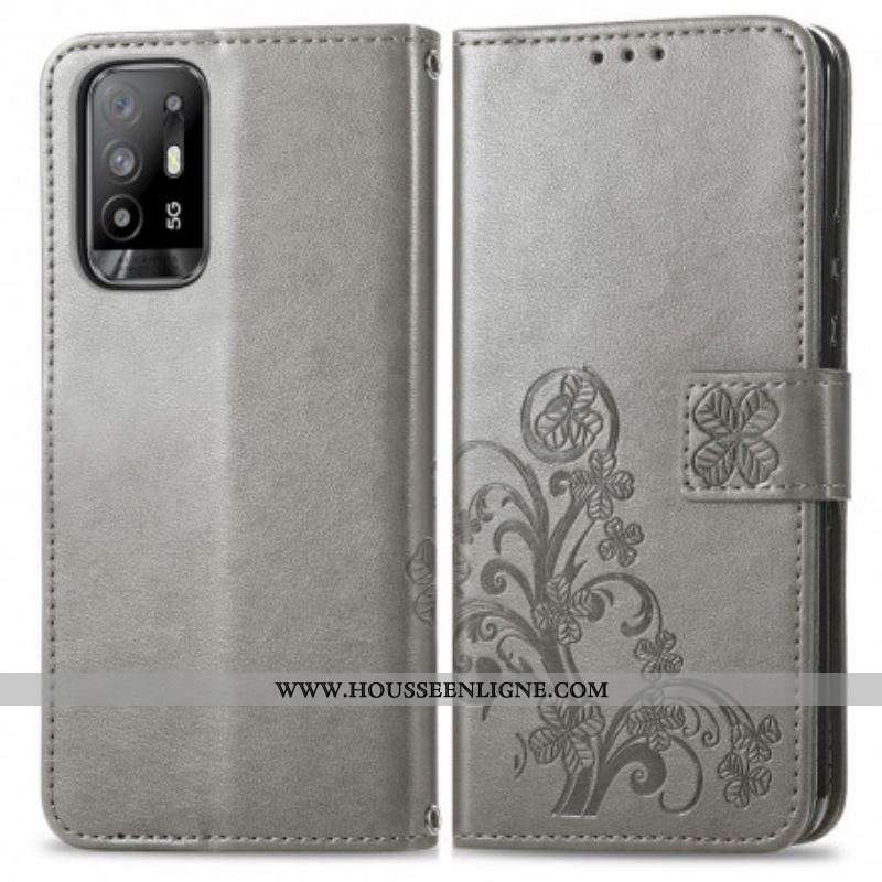 Housse Oppo A94 5G Trèfle Quatre Feuilles