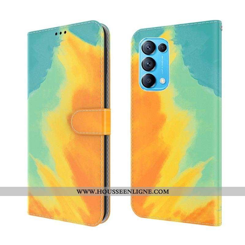 Housse Oppo Find X3 Lite Aquarelle