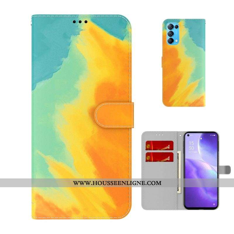 Housse Oppo Find X3 Lite Aquarelle