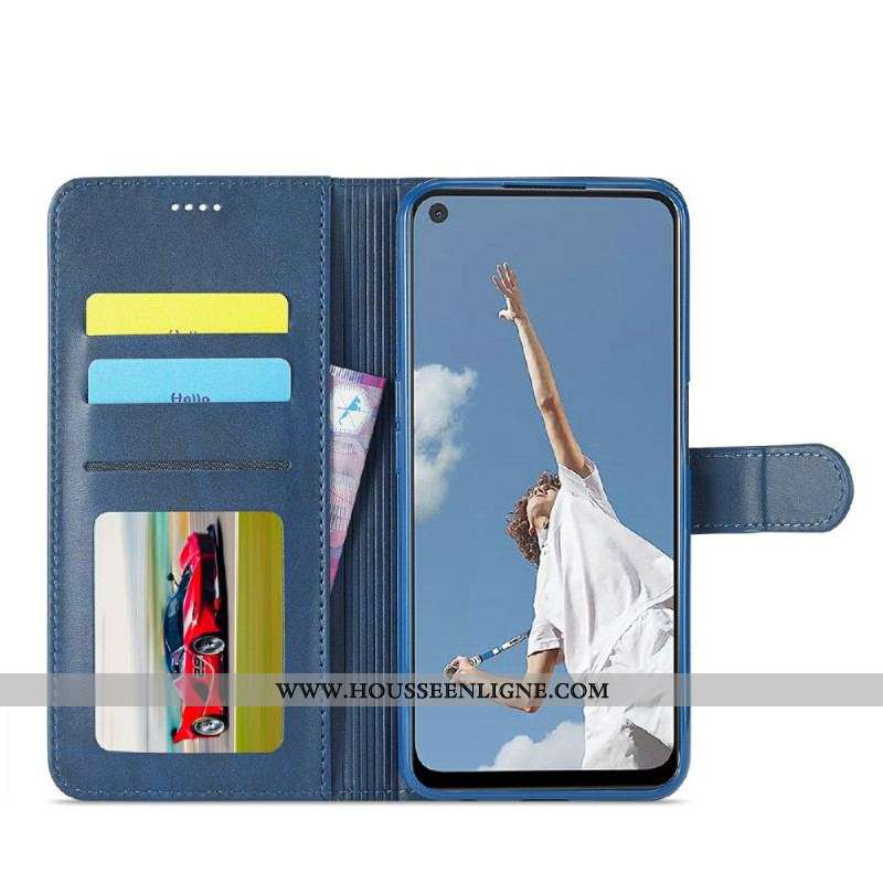 Housse Oppo Find X3 Lite LC.IMEEKE Effet Cuir