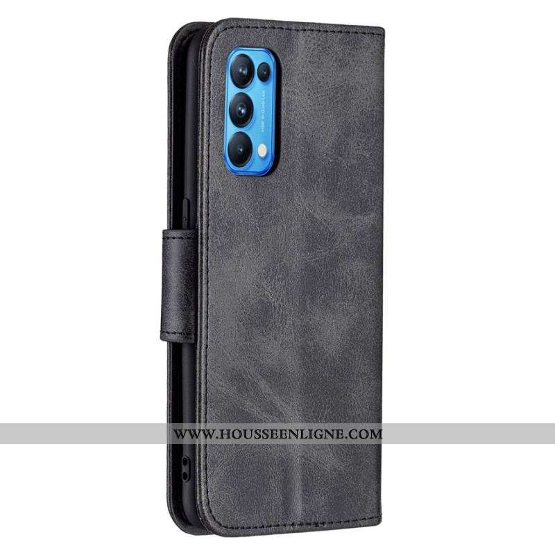 Housse Oppo Find X3 Lite Lisse Rabat Oblique