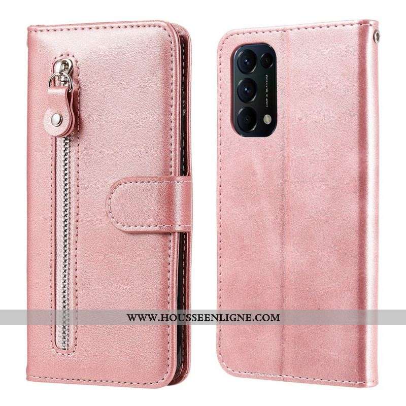 Housse Oppo Find X3 Lite Porte-monnaie