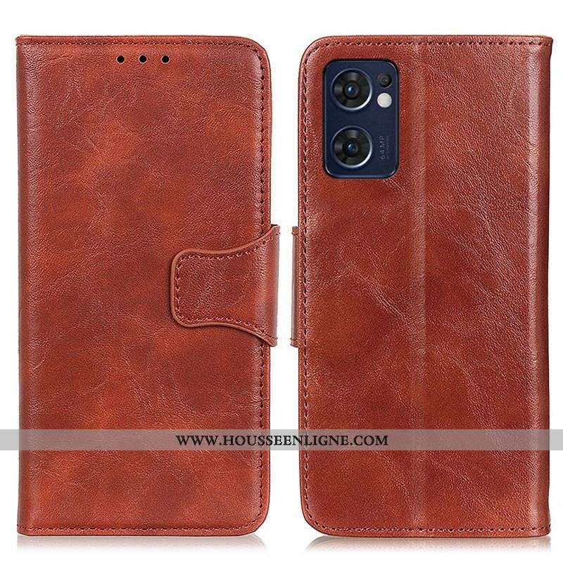 Housse Oppo Find X3 Lite Rabat Magnétique Texture