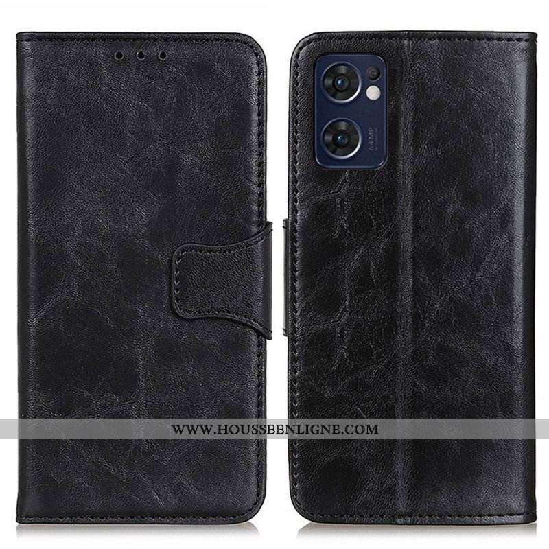Housse Oppo Find X3 Lite Rabat Magnétique Texture