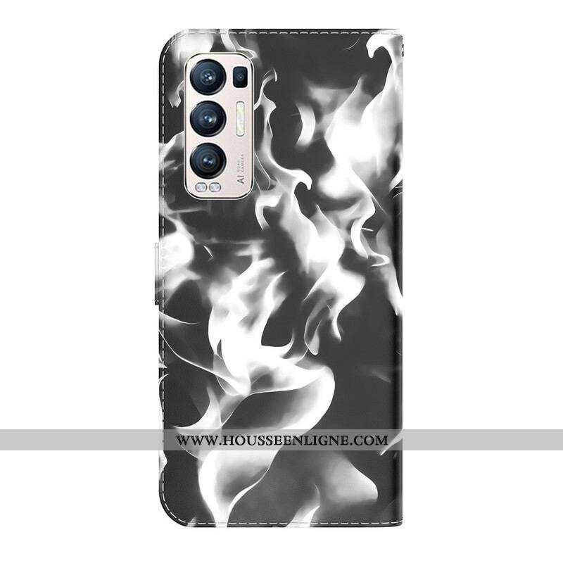 Housse Oppo Find X3 Neo Motif Abstrait