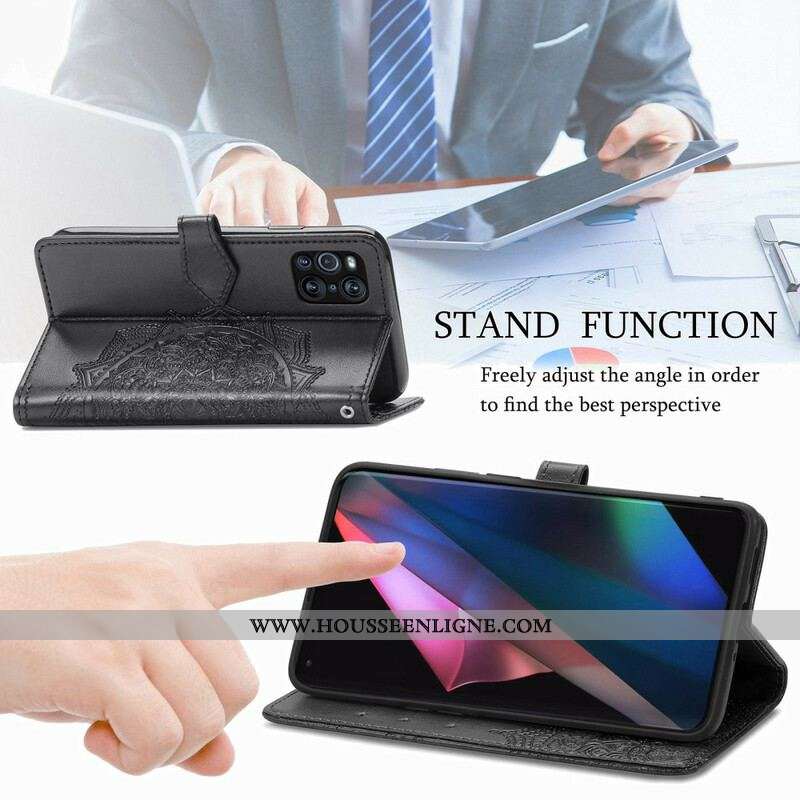 Housse Oppo Find X3 / X3 Pro Mandala Moyen Age