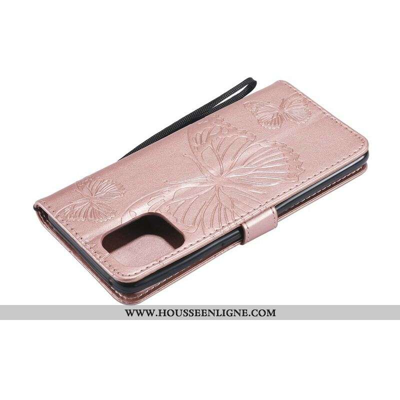 Housse Oppo Find X3 / X3 Pro Papillons et Rabat Oblique