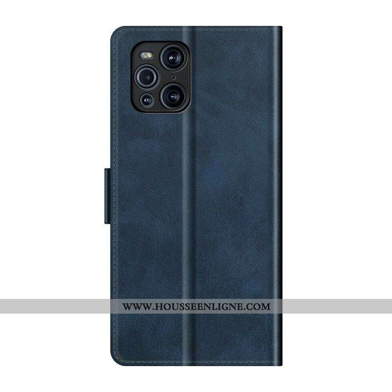 Housse Oppo Find X3 / X3 Pro Rabat Double Classique