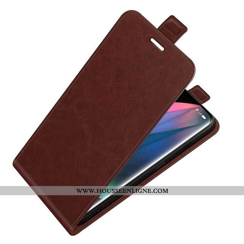 Housse Oppo Find X3 / X3 Pro Rabat Vertical Effet Cuir