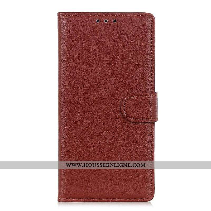 Housse Oppo Find X3 / X3 Pro Simili Cuir Litchi