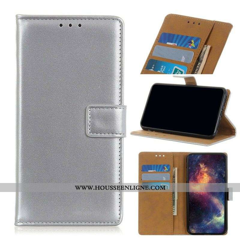Housse Oppo Find X3 / X3 Pro Simili Cuir Simple