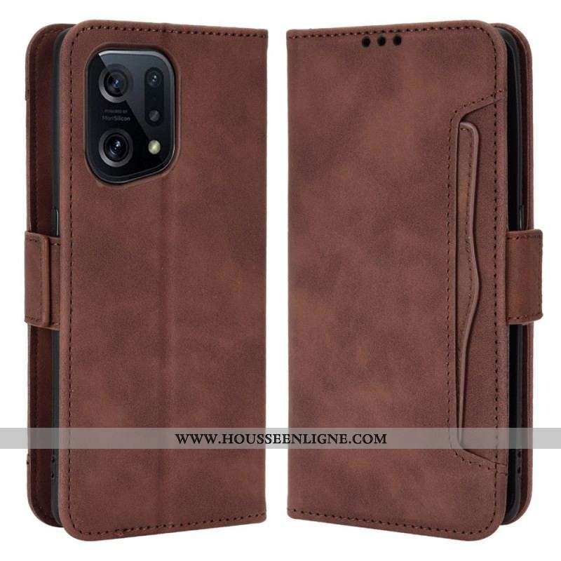Housse Oppo Find X5 Classe Première Multi-Cartes