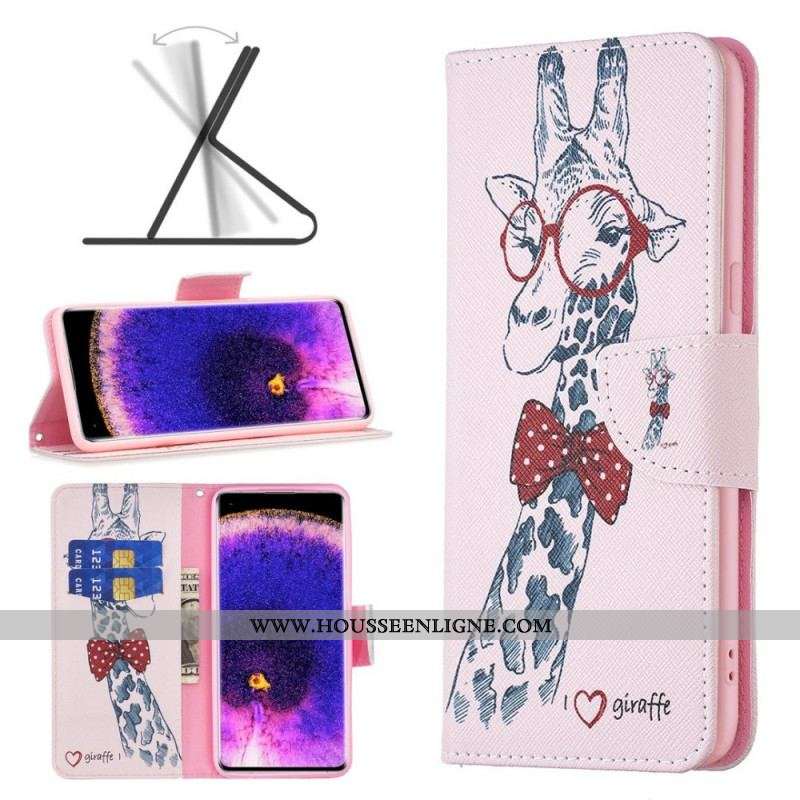 Housse Oppo Find X5 Girafe Intello