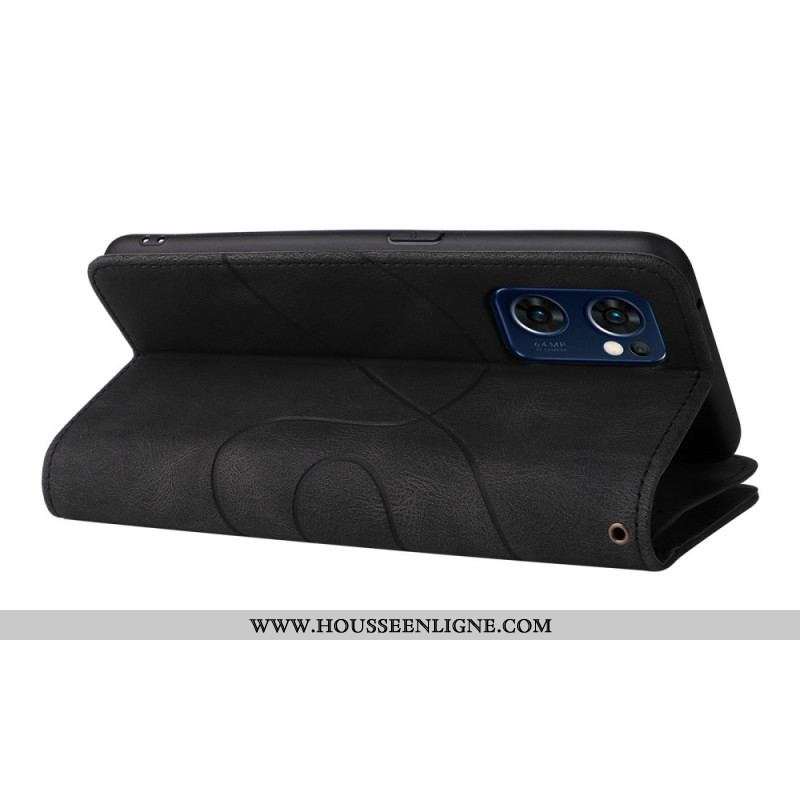 Housse Oppo Find X5 Lite Bicolore Multi-fonctions