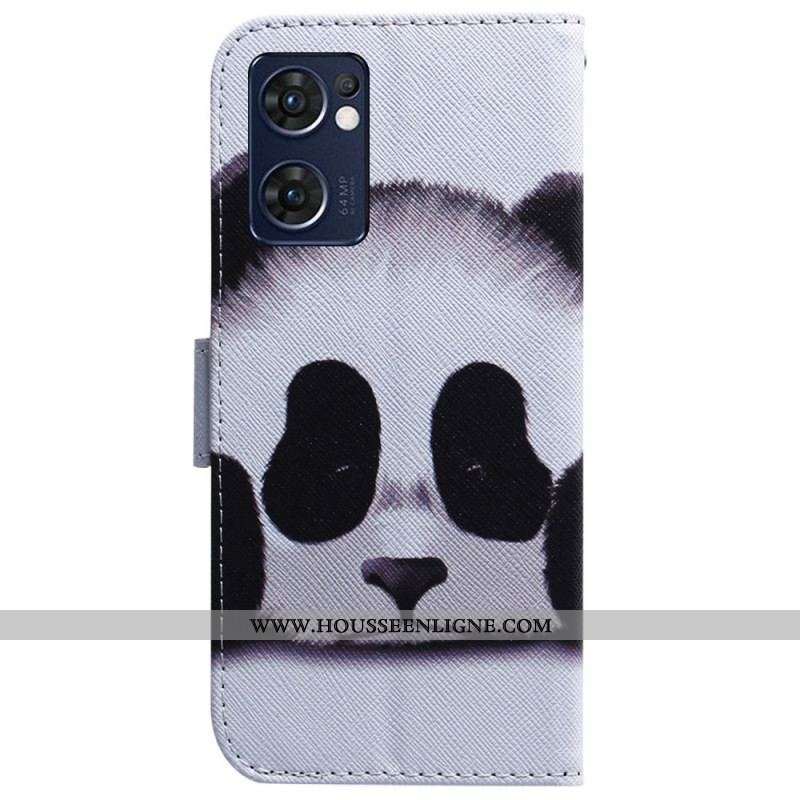 Housse Oppo Find X5 Lite Face de Panda