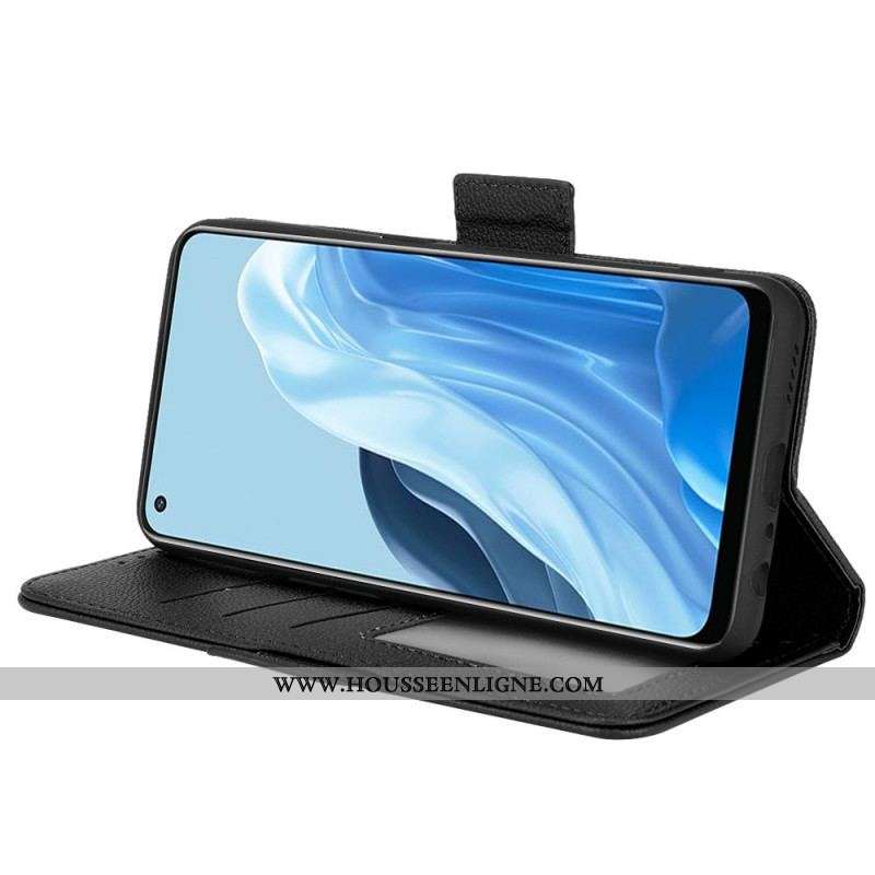 Housse Oppo Find X5 Lite Rabat Double New Colors