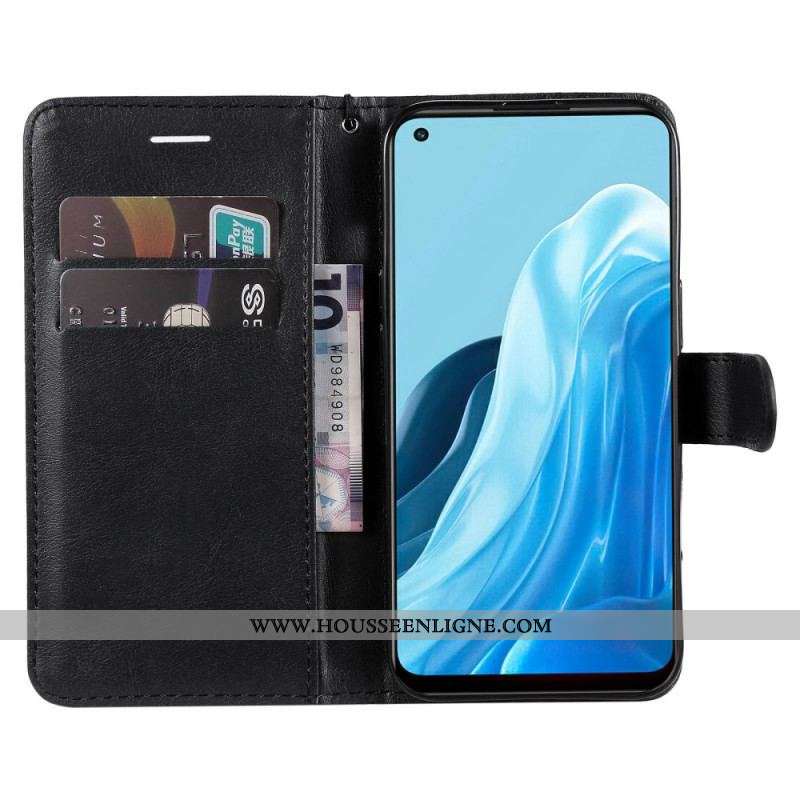 Housse Oppo Find X5 Lite Unie à Lanière