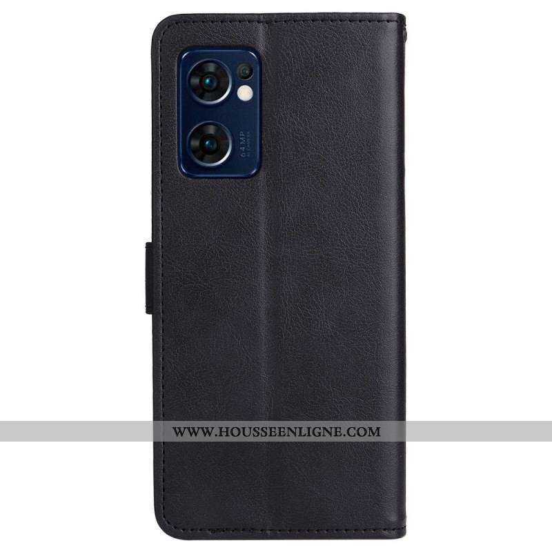 Housse Oppo Find X5 Lite Unie à Lanière