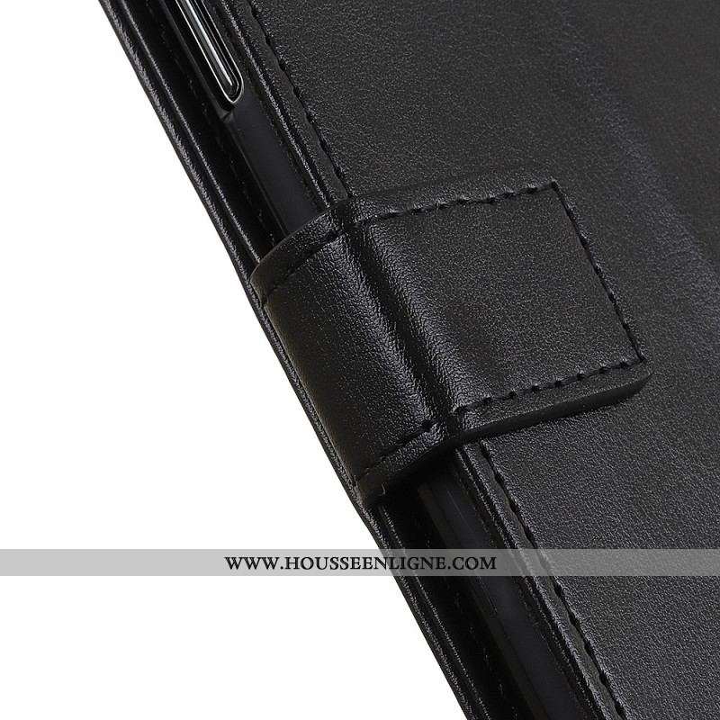 Housse Oppo Find X5 Lite Version Coloré Cuir Fendu