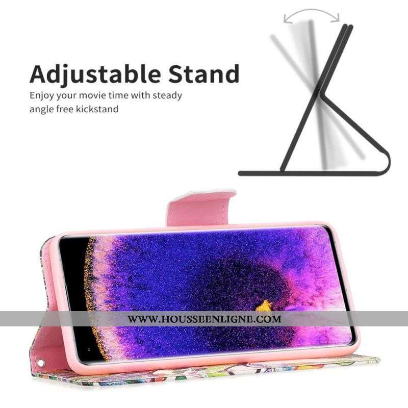 Housse Oppo Find X5 Peinture Arbre