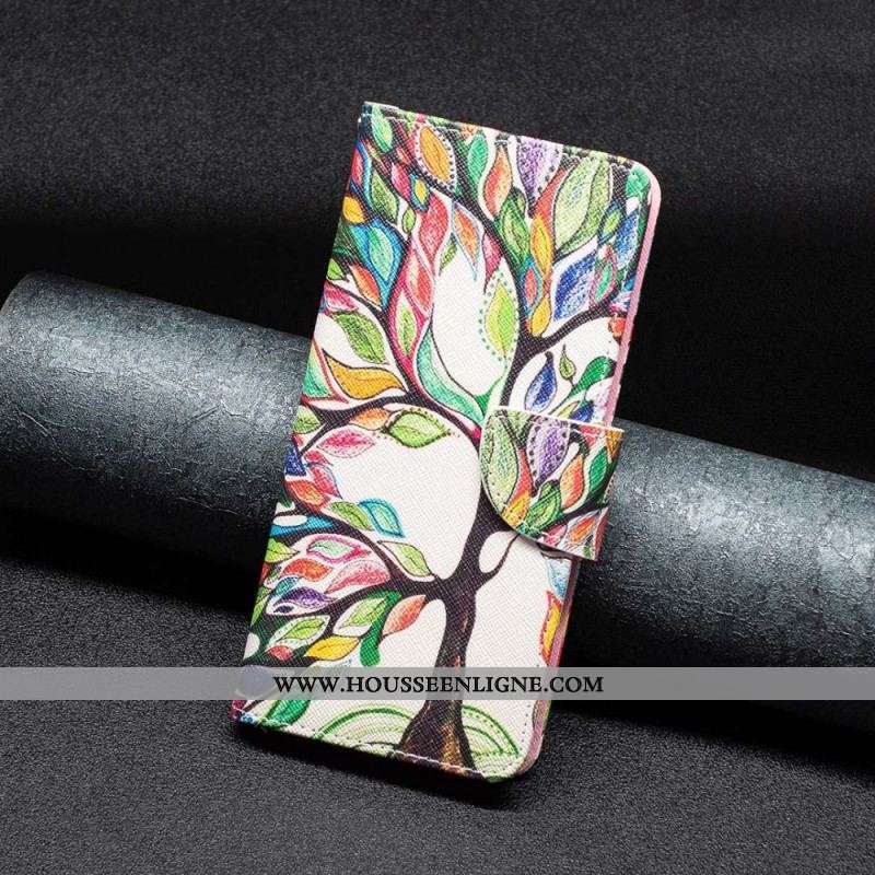 Housse Oppo Find X5 Peinture Arbre
