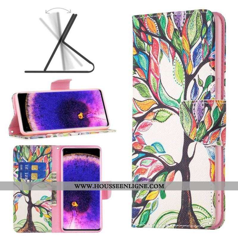Housse Oppo Find X5 Peinture Arbre